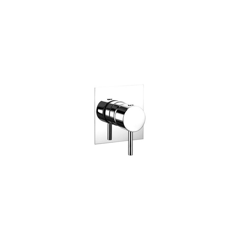 SIMPLY Solo deviatore a tre uscite finitura cromo