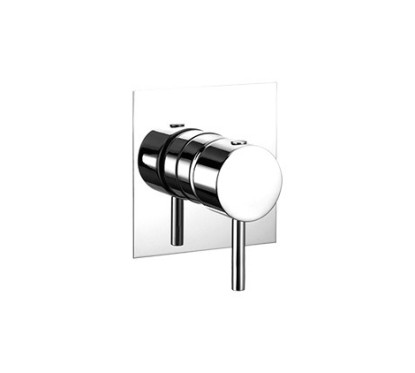 SIMPLY Solo deviatore a tre uscite finitura cromo