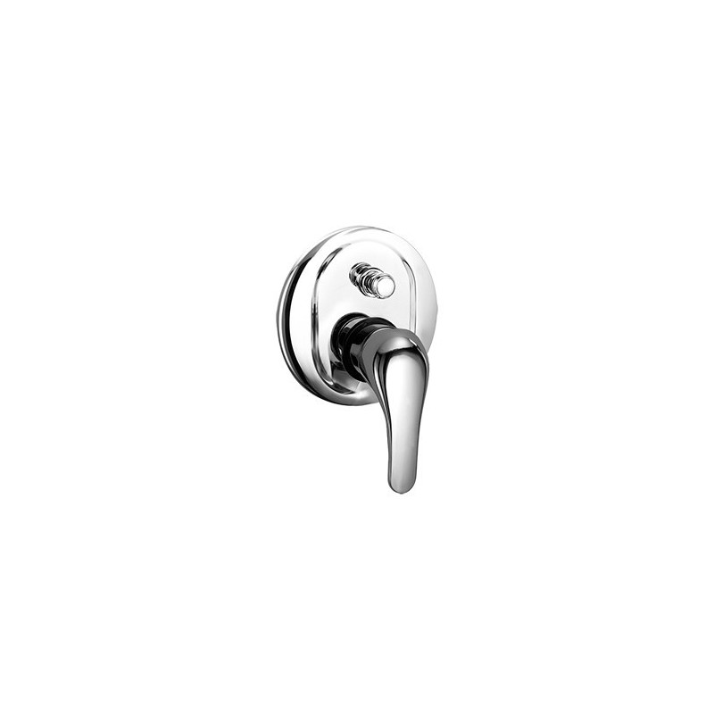 SAX Miscelatore per doccia/vasca ad incasso con deviatore finitura cromo