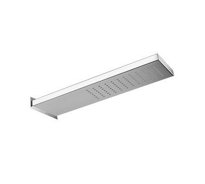 WELLNESS Soffione a parete in acciaio inox