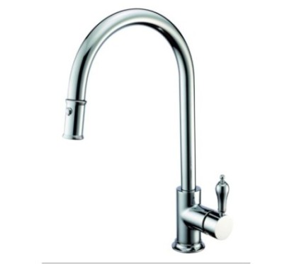 ARCADIA monocomando per lavello con doccia estraibile finitura cromo