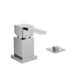 PRETTY Monocomando bordo vasca con deviatore finitura cromo