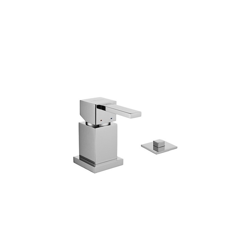 PRETTY Monocomando bordo vasca con deviatore finitura cromo