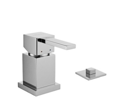 PRETTY Monocomando bordo vasca con deviatore finitura cromo