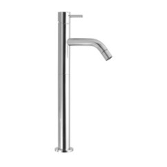 MODA Monocomando lavabo alto con piletta click-clack finitura cromo