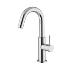 MODA Monocomando lavabo con piletta click-clack finitura cromo