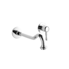 DALI' Monocomando lavabo a muro con canna mm 250 finitura oro