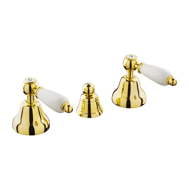 QUEEN Combinazione bidet con scarico finitura cromo