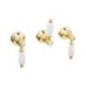QUEEN Gruppo doccia incasso con deviatore finitura dark copper