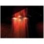 Soffione cromoterapia da incasso in acciaio inox 3 getti 4 led 700x400