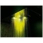Soffione cromoterapia da incasso in acciaio inox 3 getti 4 led 700x400