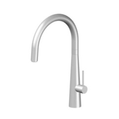 KITCHEN PROGRAM Monocomando lavello con canna alta girevole finitura colorato bianco