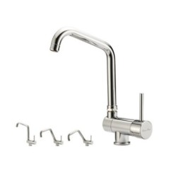 KITCHEN PROGRAM Monocomando lavello per sottofinestra finitura cromo