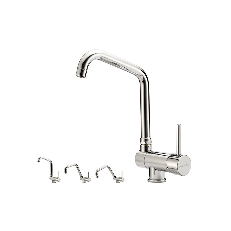 KITCHEN PROGRAM Monocomando lavello per sottofinestra finitura bronzato