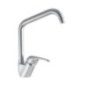 KITCHEN PROGRAM Monocomado lavello canna sagomata finitura granito bianco