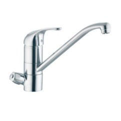 KITCHEN PROGRAM Monocomando lavello con attacco lavatrice finitura cromo