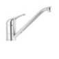 KITCHEN PROGRAM Monocomando lavello canna girevole finitura granito bianco
