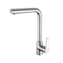 YUMA Monocomando lavello canna elle girevole finitura cromo
