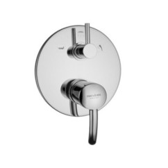 GO Monocomando doccia incasso con deviatore tre uscite finitura cromo