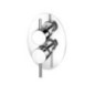 MAREA Gruppo doccia incasso con deviatore finitura dark bronze