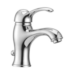 ROYAL Monocomando lavabo con scarico automatico finitura cromo oro