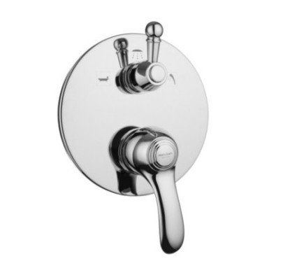 ROYAL Monocomando doccia incasso con deviatore tre uscite finitura dark bronze