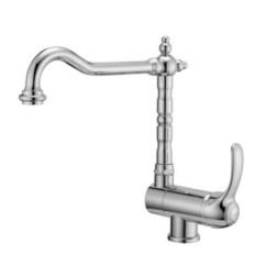 ROYAL Monocomando lavello sottofinestra finitura dorato