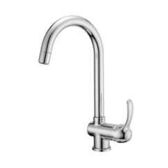 ROYAL Monocomando lavello con aeratore estraibile finitura dorato