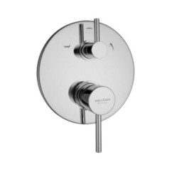 GLOBO Monocomando doccia incasso con deviatore tre uscite finitura cromo