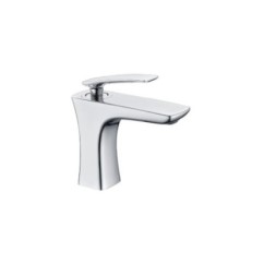 JULIA miscelatore lavabo con scarico finitura cromo