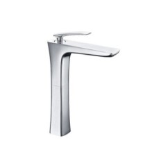 JULIA miscelatore lavabo alto con bocca mm 152 e scarico finitura cromo