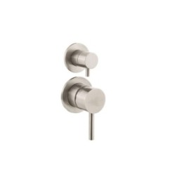 XONI miscelatore doccia incasso in acciaio inox con deviatore finitura cromo