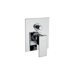 SLIM miscelatore monocomando doccia incasso con deviatore finitura cromo