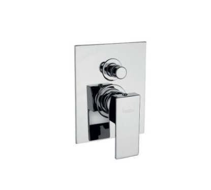SLIM miscelatore monocomando doccia incasso con deviatore finitura cromo