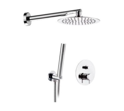 TOKYO Set doccia completo finitura cromo