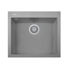 ONE 60.10 Lavandino cucina ad una vasca finitura nanostone N4 urban grey