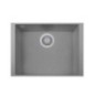 ONE 60.10ST Lavandino cucina ad una vasca finitura ultrametal 41 alluminio