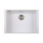 ONE 60.10ST Lavandino cucina ad una vasca finitura nanostone N1 pure white