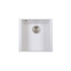 ONE 41.10ST Lavandino cucina ad una vasca finitura micro ultragranit 90 bianco opale