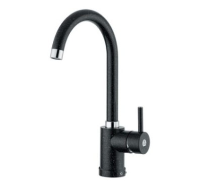POLYTEK10 miscelatore monocomando con canna a ponte finitura microultragranit nero matt