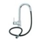 PUNTOBPEX miscelatore monocomando canna a ponte e bocchetta estraibile finitura ultrametal nero