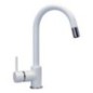 PUNTOBPEX miscelatore monocomando canna a ponte e bocchetta estraibile finitura ultrametal nero