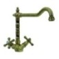 IDEAOLD gruppo monoforo con canna "old fashion" finitura cromo