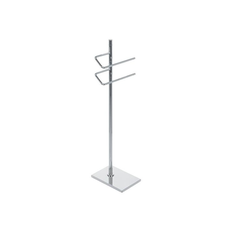ZENITH Piantana porta salviette con due bracci mobili