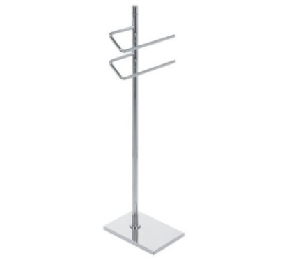 ZENITH Piantana porta salviette con due bracci mobili