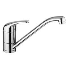 Miscelatore cucina con canna girevole finitura bronzo