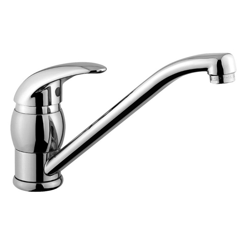 Miscelatore cucina con canna girevole finitura cromo