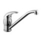 Miscelatore cucina con canna girevole finitura cromo