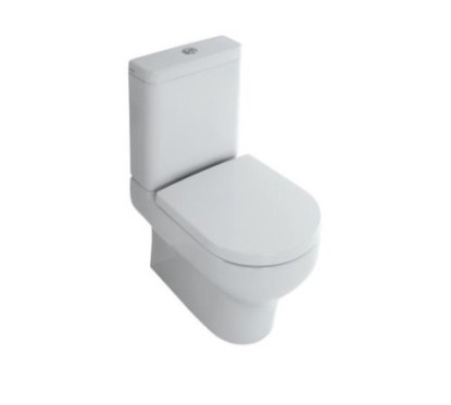 CLEAR vaso monoblocco con cassetta e coprivaso