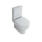 CLEAR vaso monoblocco con cassetta e coprivaso